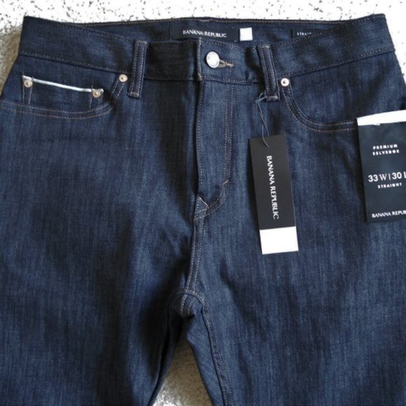Banana Republic Straight RMD Selvedge Jeans 29/30 - Picture 2 of 5